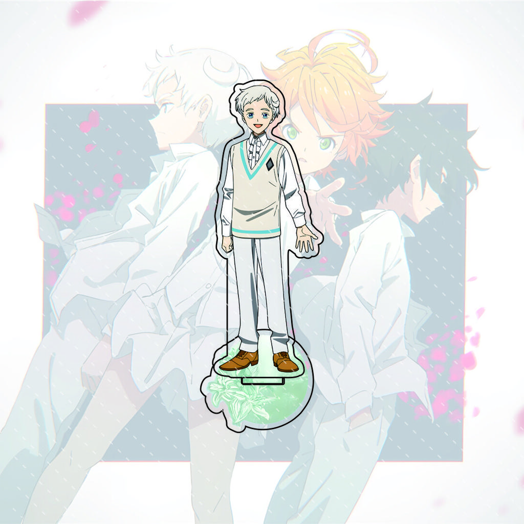 The Promised Neverland anime character display stand, 15CM acrylic material, model display board, collectible edition.
