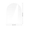Transparent Acrylic Wedding Table Number Signs: Hexagonal, Rectangular, and Round DIY Seating Cards.