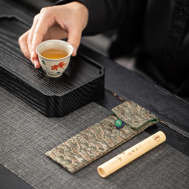 Farbe Brokat Räuchergefäß Tasche Chinesischer Stil Aufbewahrungstasche für Räuchergefäß Werkzeuge Zubehör