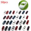 50-pcs Plastic Model Car 25x8x6mm Model Cars 1: 220 Building Train Layout Set Z For DIY Landscapes For Create A Natural Look