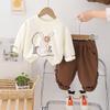 Kids Casual Long-Sleeve Set, Comfortable Daily Wear Outfits
