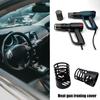 Multiple Model Compatible Heat Guns Protective Cover Shield Easy Installation High Temperature Resistant for Salon Use