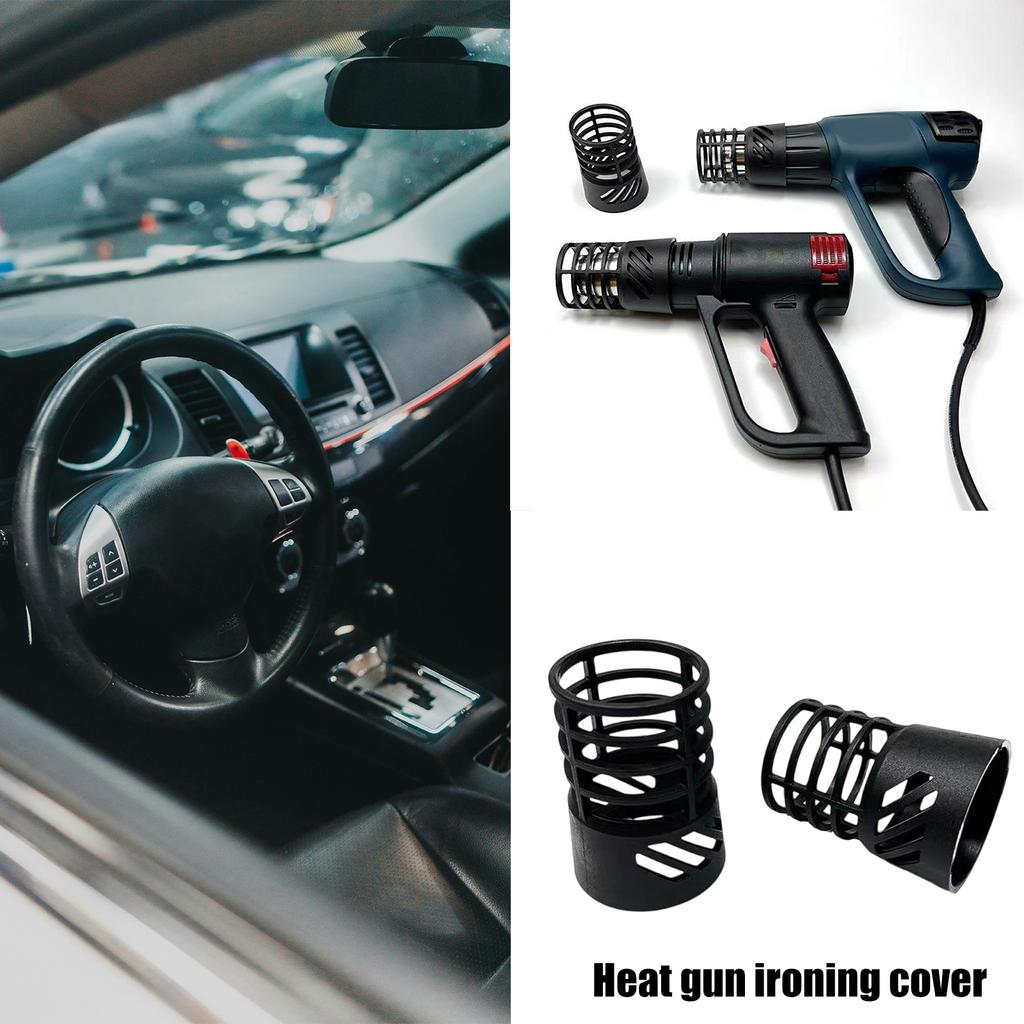 Multiple Model Compatible Heat Guns Protective Cover Shield Easy Installation High Temperature Resistant for Salon Use