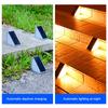Solar Stair Lights Solar Step Light Outdoor Waterproof IP67 Solar Stair Lights Smart Light Control Solar Light For Garden Deck