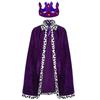 Halloween Cape King Prince Parent-child Event Party Performance Red Blue Purple Christmas Cape Shawl