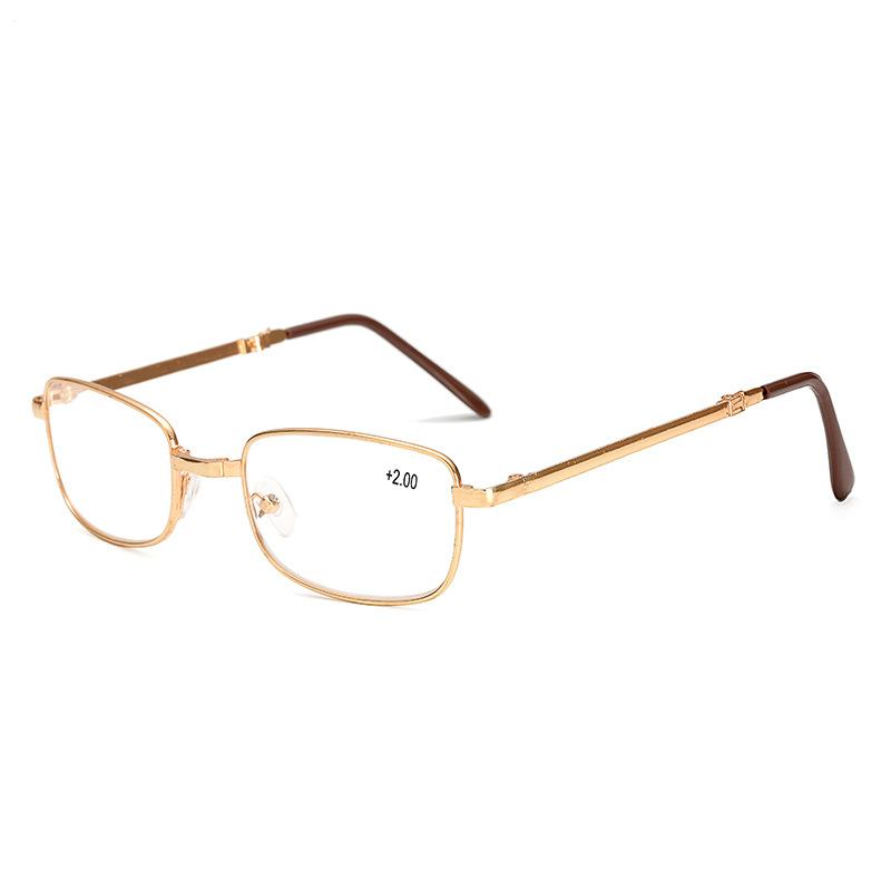 Folding Square Reading Glasses For Men Women Portable Eyeglasses With Case Eyewear Diopter +100 +150 +200 +250 +300 +350 +400