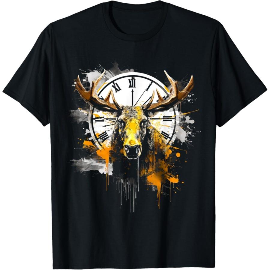Elk Animal Graphic Artwork Elk T-Shirt S