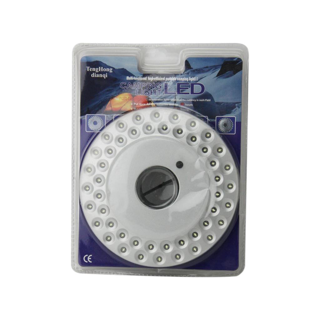 48LED Outdoor Camping Light: Disc Shape, Umbrella & Tent Use, Emergency Ready, Three-Level Brightness
