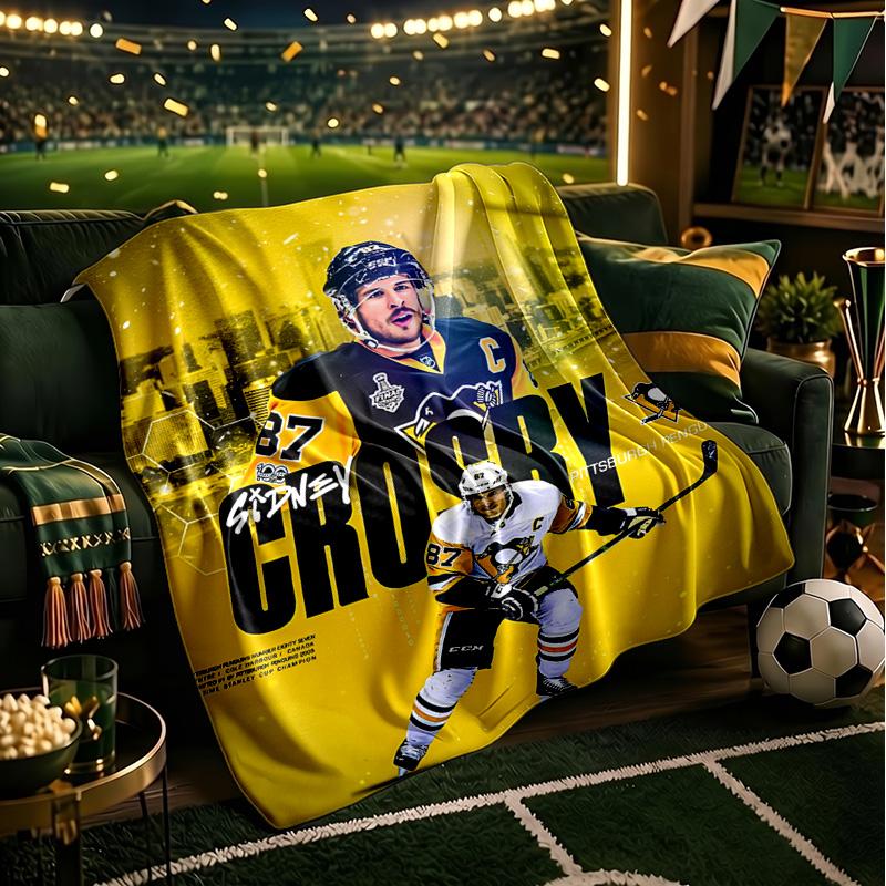 Crosby erreicht Wirft Decke Flanelldecken Plüsch für Sofa Bett Geschenke für Männer Frauen Reise Picknickdecke Weihnachts-Fan-Geschenke