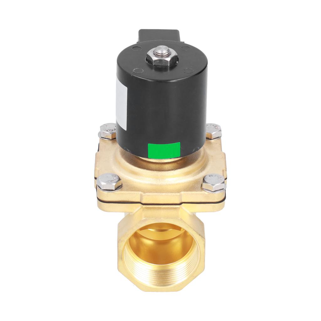 Electric Solenoid Valve Diaphragm Type Straight Pull for Water Air Gas G1‑1 2in 2W41‑40GBNDC12V