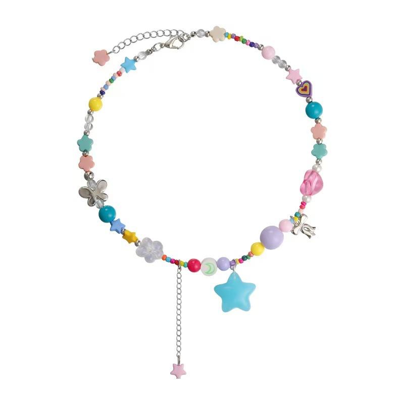 Handmade Beaded Yunnan Ethnic Style Bracelet Women'S Retro Bohemian Color Tibetan Bracelet Tibetan Anklet Accessories