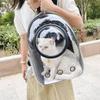 Large Space Transparent Pet Carrying Bag Breathable Shoulder Strap Cat Outing Bag Outdoor Use Multi Functional