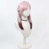 Women Anime Honobono Keitoin Cosplay Long Pink Mixed Heat Resistant Hair Wig IDOL-012
