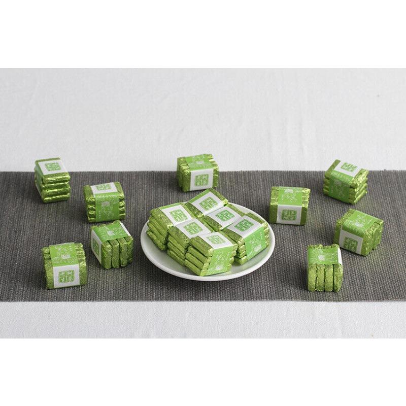 Юньнаньский чай Пуэр Старое дерево Сырой чай Мини-маленький квадратный маленький — фото 8