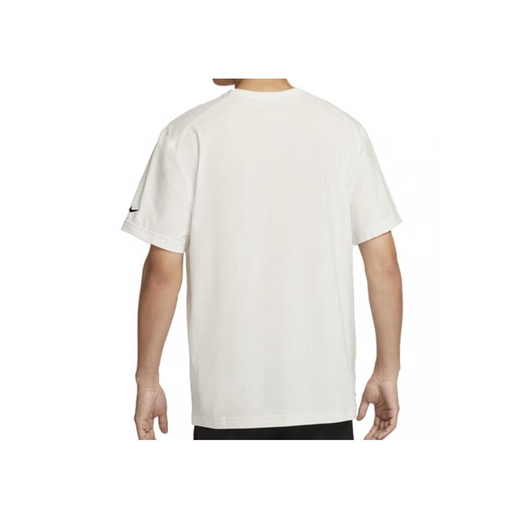 Nike Logo Print Breathable Outdoor Casual Sports Crew Neck Short Sleeve T-Shirt Men T-Shirts White FZ0291121