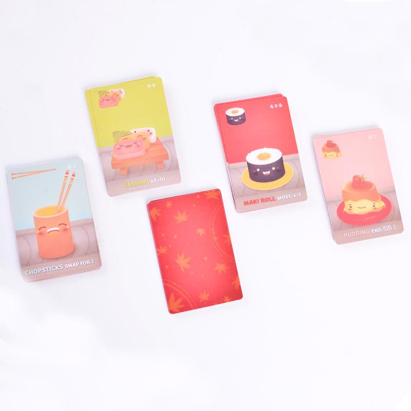 Dziecięca Gra Imprezowa Sushi Go Rodzic-Dziecko - Kooperacyjna Układanka Kartowa