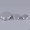 30ml/40ml/120ml Empty Aluminium Cosmetic Pot Container Box Screw Lid Can Bottle Lot - Silver Colors