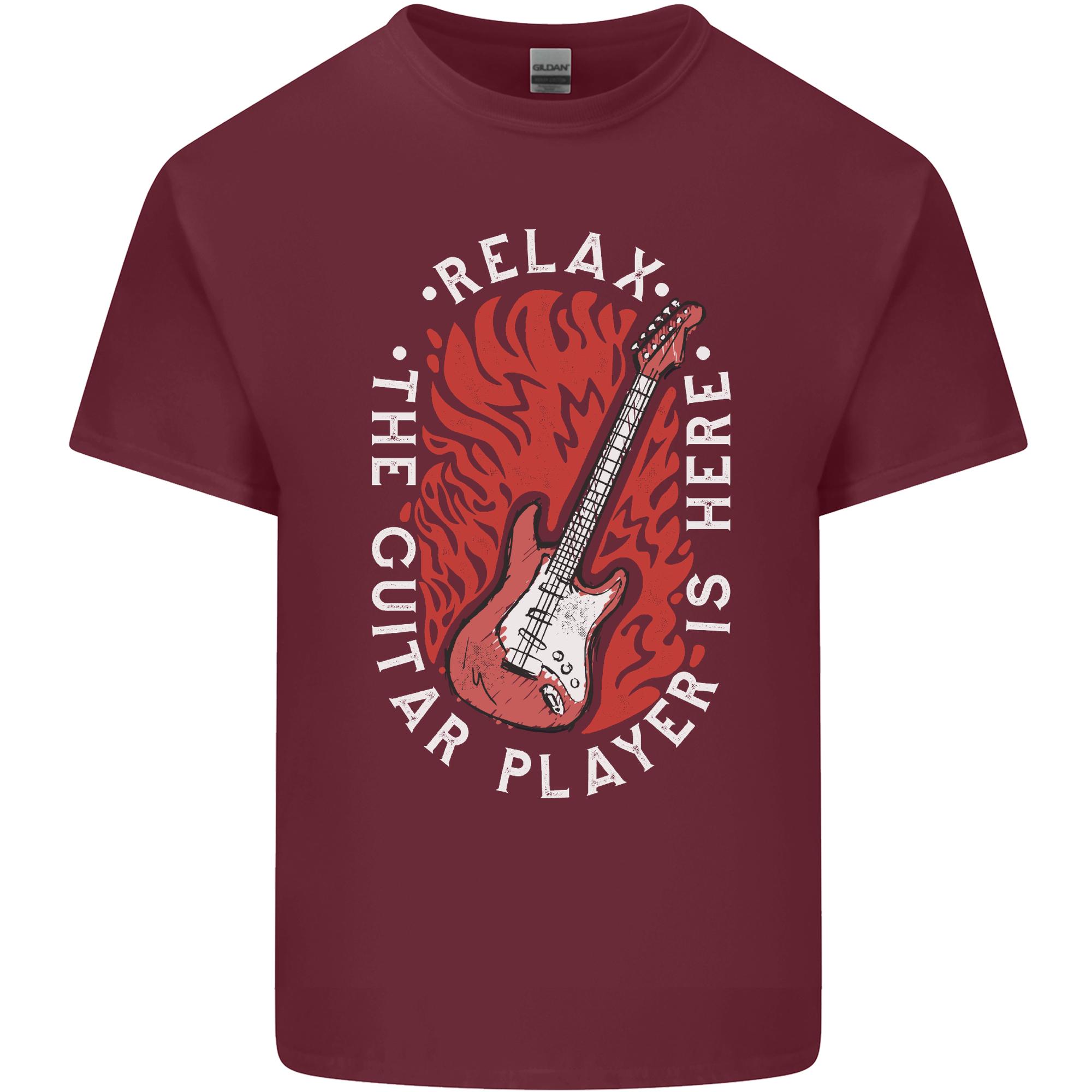 Here Comes the Guitar Player Guitarist Unisexs Light Cotton TShirt S
