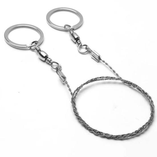 Stainless Steel Wire Saw Outdoor Survival Pocket Chainsaw Portable Backpacking Hiking Camping Emergency Wood Trees Cutting Saw