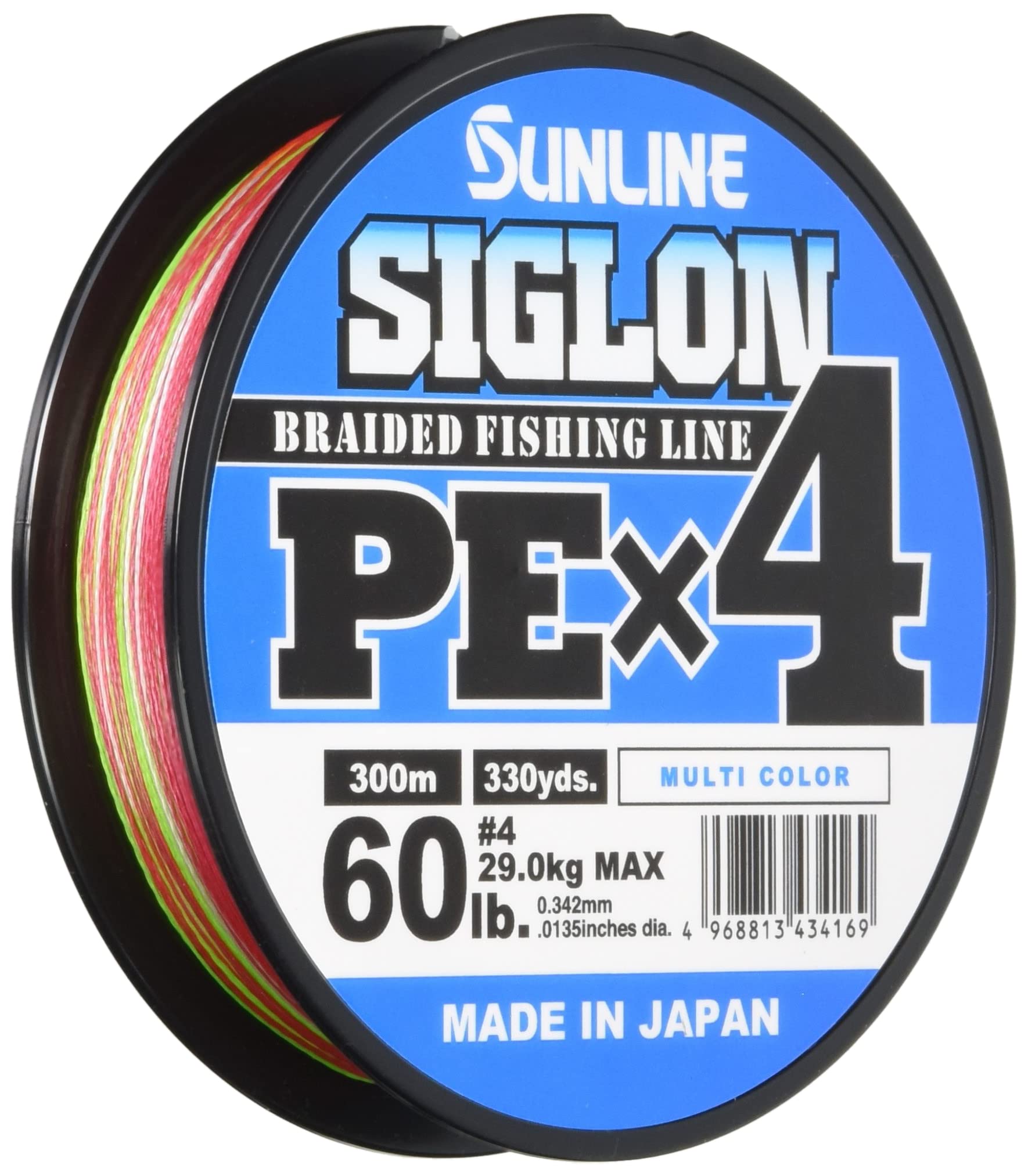 

SUNLINE Siglon PEx4 Line 300m 5 Colors 60LB J #4