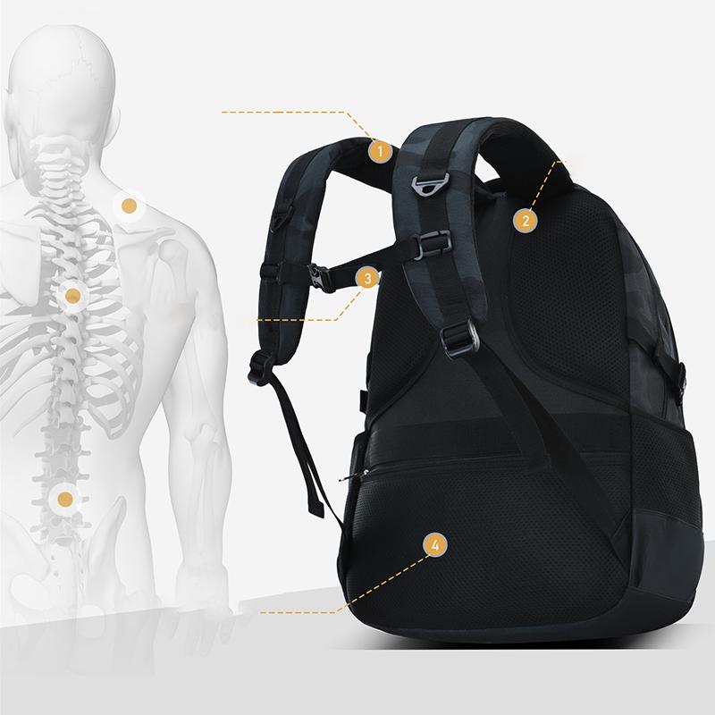 Orthopädischer Herren-Laptop-Rucksack Teenager-Schulranzen Grundschul-Wasserdichte Rucksäcke Studenten-Schultaschen