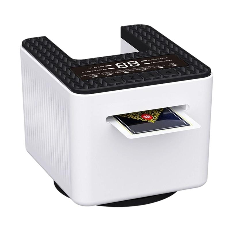 

Electric Card Dispenser Machine Customizable Player Settings Quiet 108 Cards Cleaning Feature 1