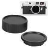 Camera Body Lens Cover Kit Lightweight Dustproof Scratch Resistant Fit for Leica M Mount