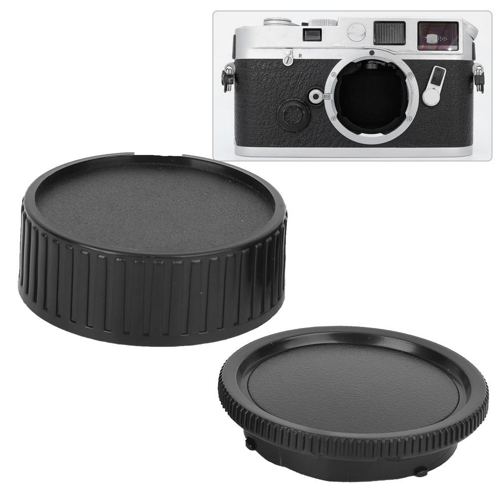 Camera Body Lens Cover Kit Lightweight Dustproof Scratch Resistant Fit for Leica M Mount
