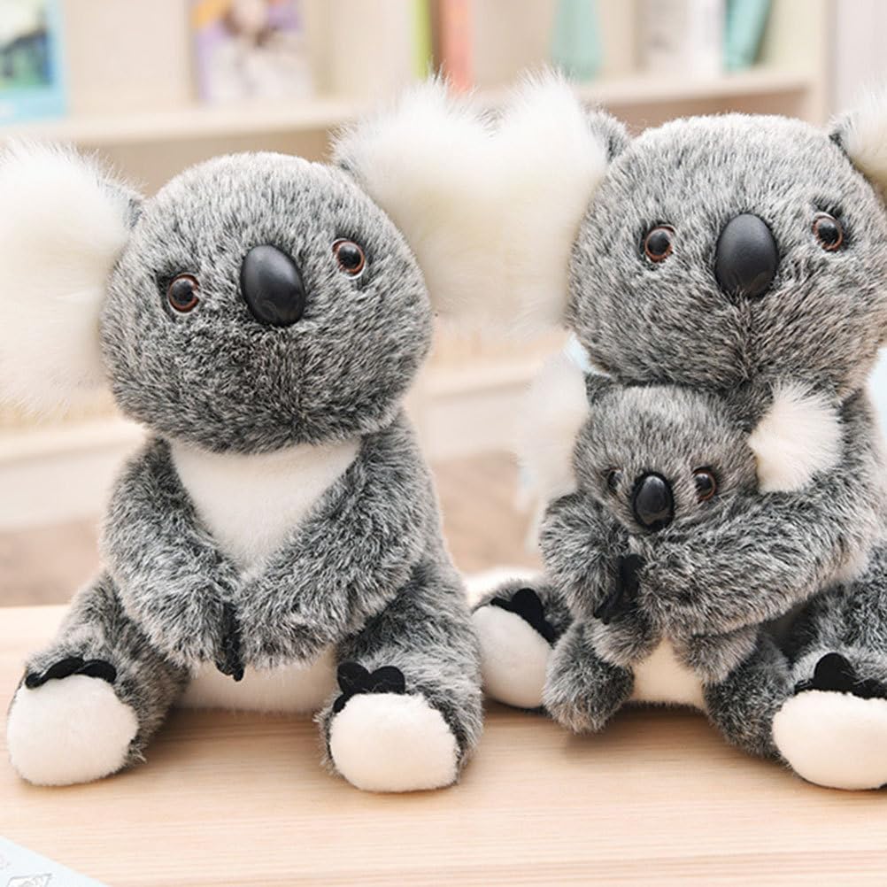 Cute, soft, fluffy koala toy with a gentle touch. A super adorable gift for Christmas, anniversaries, New Years, and birthdays.