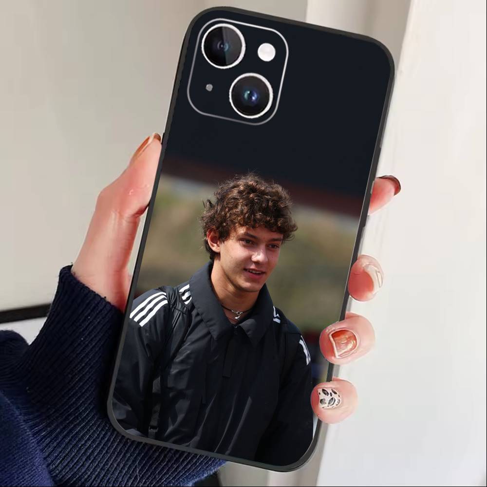H-Kimi Cool A-Antonelli Handyhülle Für iPhone17,16,15,14,13,12 Plus,Max Weiches Silikon Schwarze Hülle