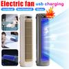 Portable Tower Fan 3 Speeds Cooling Fan Quiet Personal Fan Rechargeable Standing Fan for Bedroom Living Room Office