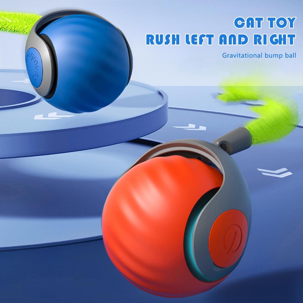 Interactive Cat Toys Ball Automatic Moving Pet Exercise Ball for Indoor Outdoor Cats Self Play
