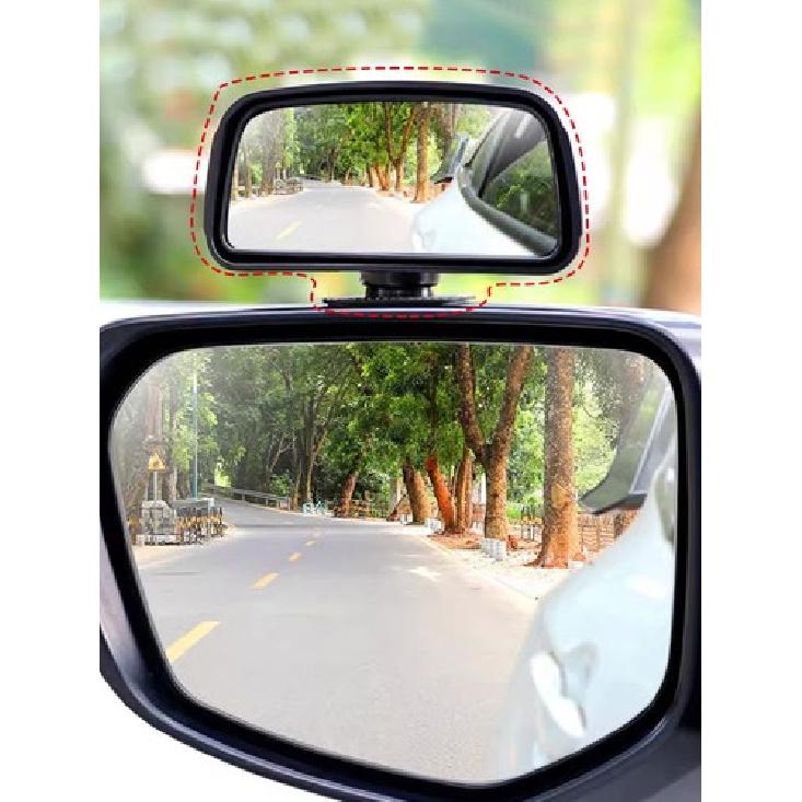360° Rotation Safety Convex Mirror Wide Angle Blind Spot Car Auxiliary Mirror