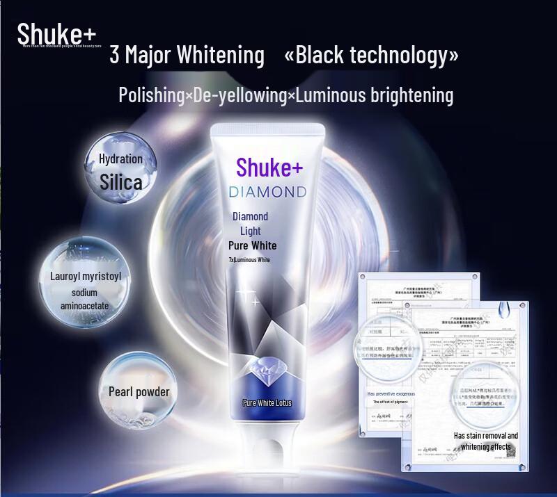 

Shuke Diamond Bright Whitening Toothpaste