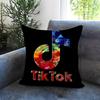 T-TikTok-K Cushion Cover Comfortable Reversible Pillow Cover Ideal for Car Sofa Bedroom & Beyond