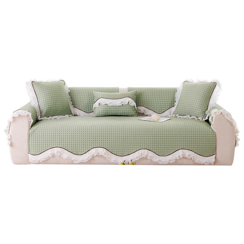 Seat Cushion Advanced Sense 2025 New Summer Sofa Cushion Non-slip Sofa Cover Cloth Towel Summer Mat Cover Seat Cushion
