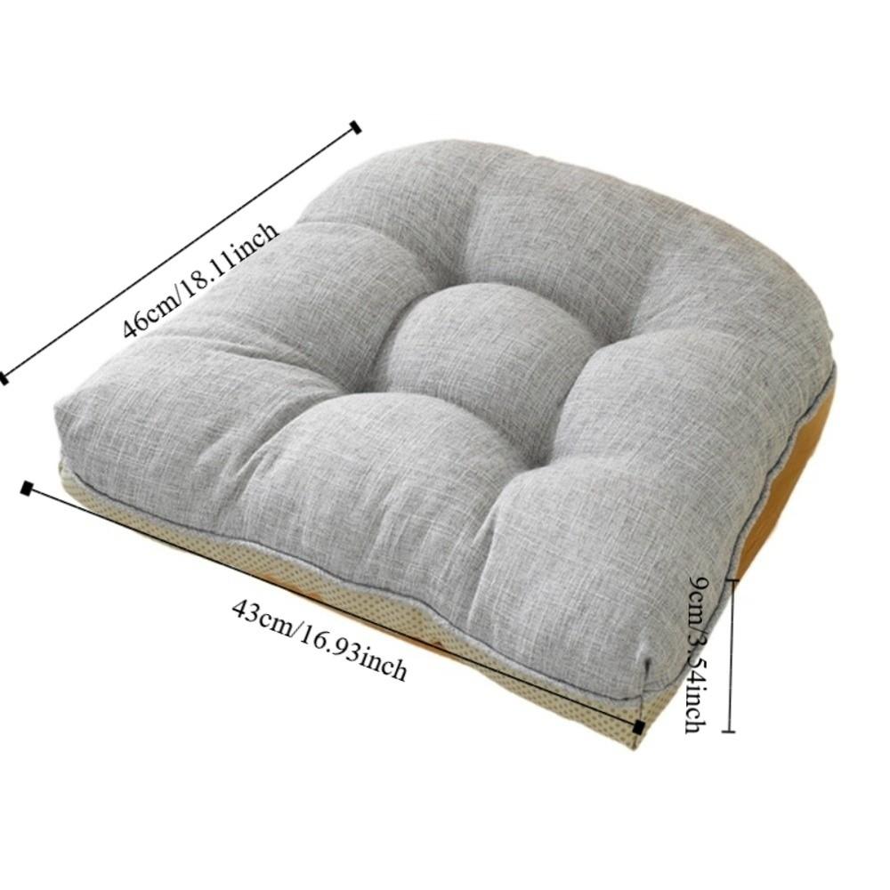 Solid Color Seat Cushion Thickened Sofa Cushion Multipurpose Chair Mat  School