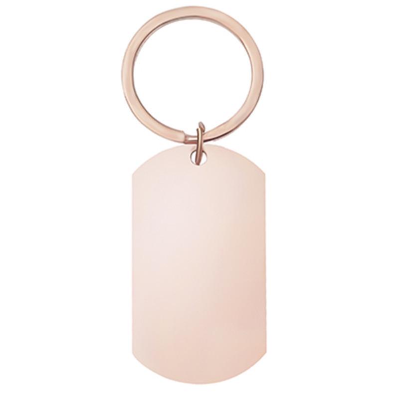 Men's Engravable Stainless Steel Dog Tag Necklace in Street Style