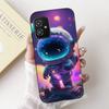Per Custodia ASUS ZENFONE 8 ZS590KS Astronauta Drago Animali Cartoni Animati Stile Cool Silicone Morbido Copertura Nera per Telefono Per ASUS ZS590KS Borsa