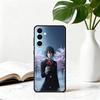 B-Black S-Sebastian M-Michaelis B-Butler Phone Case Black Silicone Soft For Samsung Galaxy A73,A72,A71,A70,A53,A52,A51
