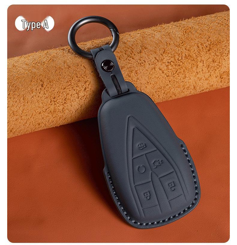 Changan Genuine Leather Key Case for EADO, CS75, CS35, CS55PLUS, Oshan X5/X7, UNI