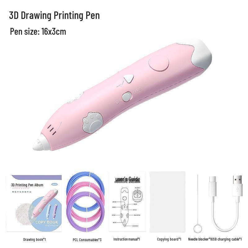 Niedertemperatur 3D-Doodle-Stift für Kinder - Sicheres, Kreatives DIY-Spielzeug-Set