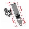 Belt Clip For Waist Sheath Holsters with Screws Spare Parts 360 Degree Rotations Swivels Holder for Waist Sheath Making