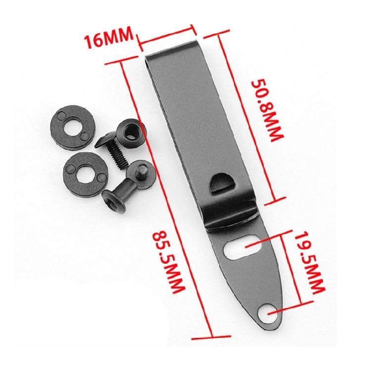 Belt Clip For Waist Sheath Holsters with Screws Spare Parts 360 Degree Rotations Swivels Holder for Waist Sheath Making