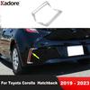 For Toyota Corolla -  Hatchback Chrome Car Front Rear Fog Light Lamp Cover Trim Foglight Bezel Trims Accessories