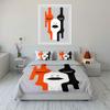 Abstract face with drips. Bedding sets Duvet cover sets Duvet covers Pillowcases(1*Duvet Cover 2*Pillowcases without duvet insert)