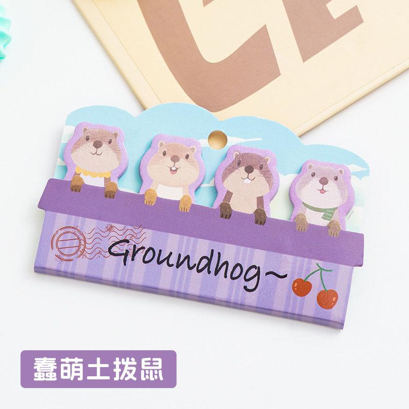 Kawai Stationery Thumb Notes Cute High Value Paper Students Use Special Shaped N Stickers Categorization Labels Wholesale Lovely