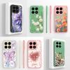 For Xiaomi15T 15TPro 15 15Pro Cases Fashion Flower Advanced Sense Fall Prevention Bumper For Xiaomi 15T Pro 15 Pro Back Cover