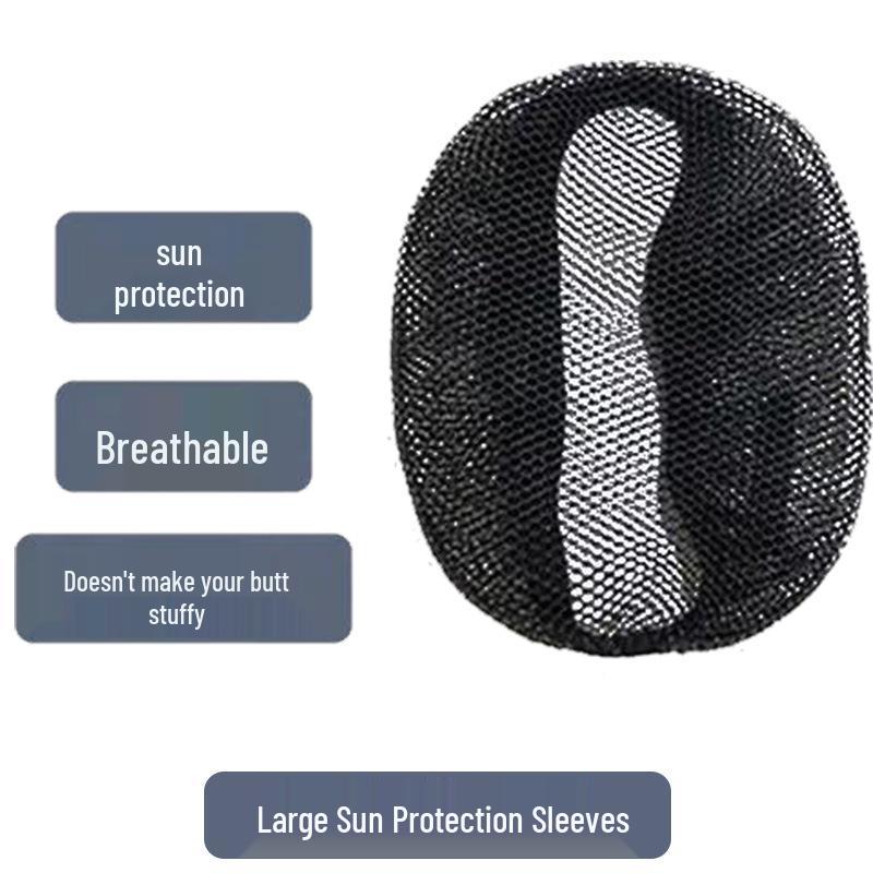 Moshuntong Electric Scooter Seat Cushion: Shock Absorption, Sun Protection, Waterproof, Thickened for Long Sitting, Motorcycle Heightening.