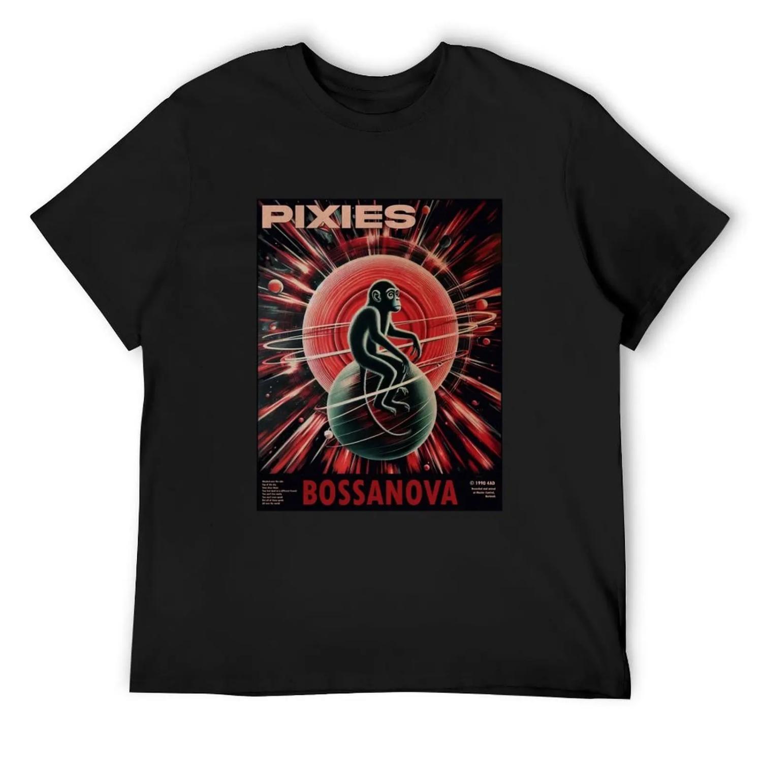 Bossanova - Pixies T-Shirt Funny t-shirts anime tshirt Man t-shirt designer shirts mens t shirt graphic S чёрный